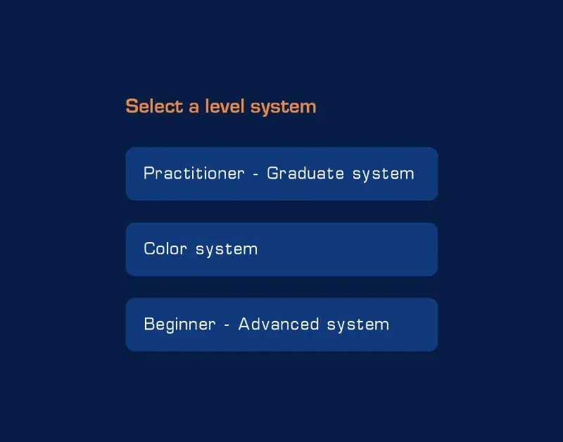 Select your level system